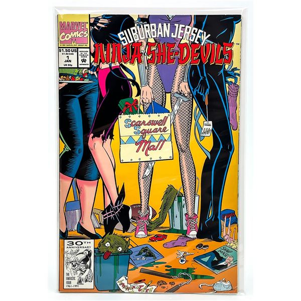 SUBURBAN JERSEY NINJA SHE-DEVILS #1 - MARVEL 1991