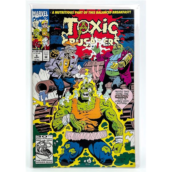 TOXIC CRUSADERS #5 - MARVEL COMICS - COMIC BOOK