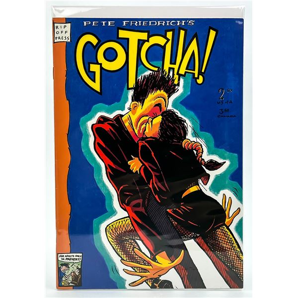 GOTCHA! #NN - PETE FRIEDRICH - RIP OFF PRESS COMIC