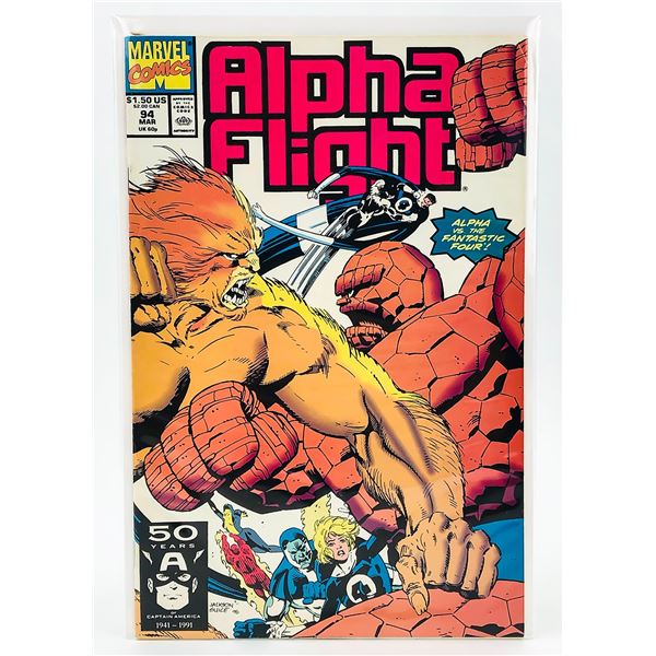 ALPHA FLIGHT #94 - ALPHA VS THE FANTASTIC FOUR