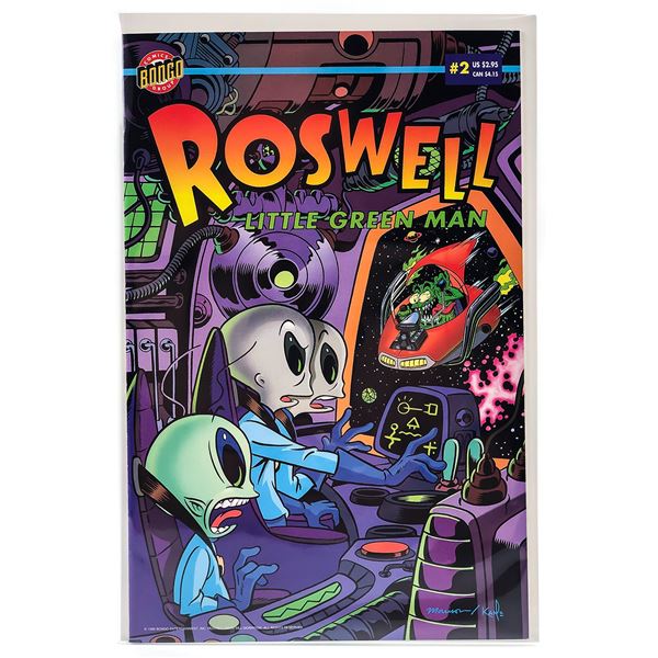 ROSWELL LITTLE GREEN MAN #2 - BONGO COMICS