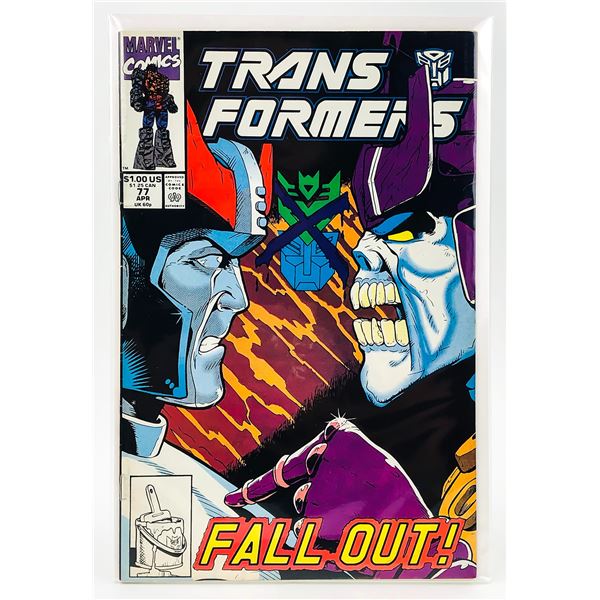 TRANSFORMERS #77 - 1ST APP. TREADSHOT & ROLLOUT