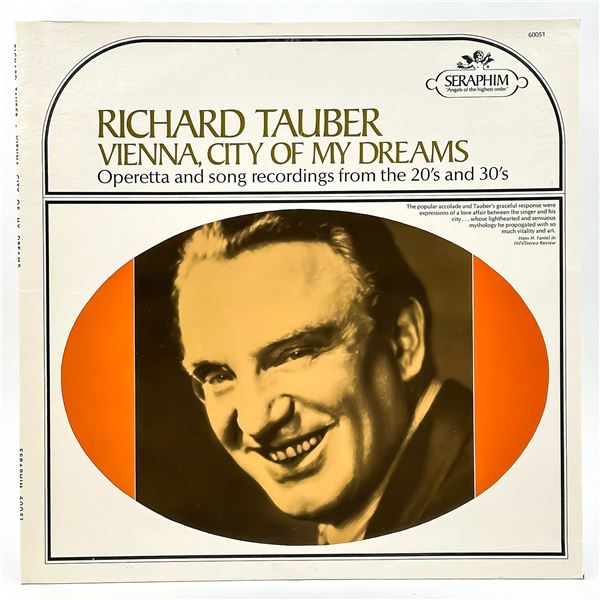 RICHARD TAUBER - VIENNA CITY OF MY DREAMS - OPERA