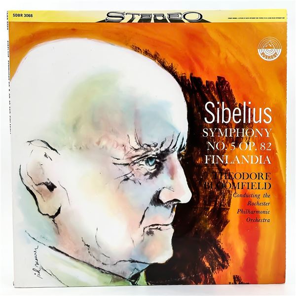 SIBELIUS - THEODORE BLOOMFIELD - PHILHARMONIC LP