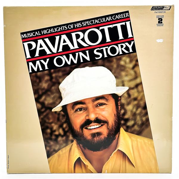 LUCIANO PAVAROTTI - MY OWN STORY - 2LP - OPERA