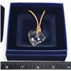 Image 2 : SWAROVSKI CRYSTAL HEART NECKLACE WITH