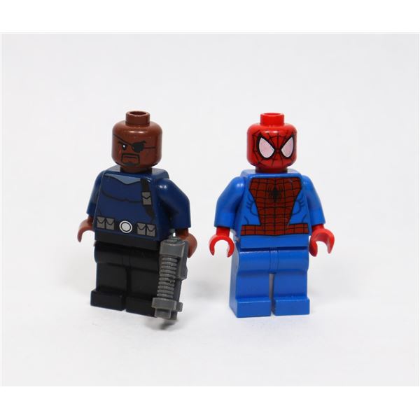 NICK FURY AND SPIDERMAN LEGO