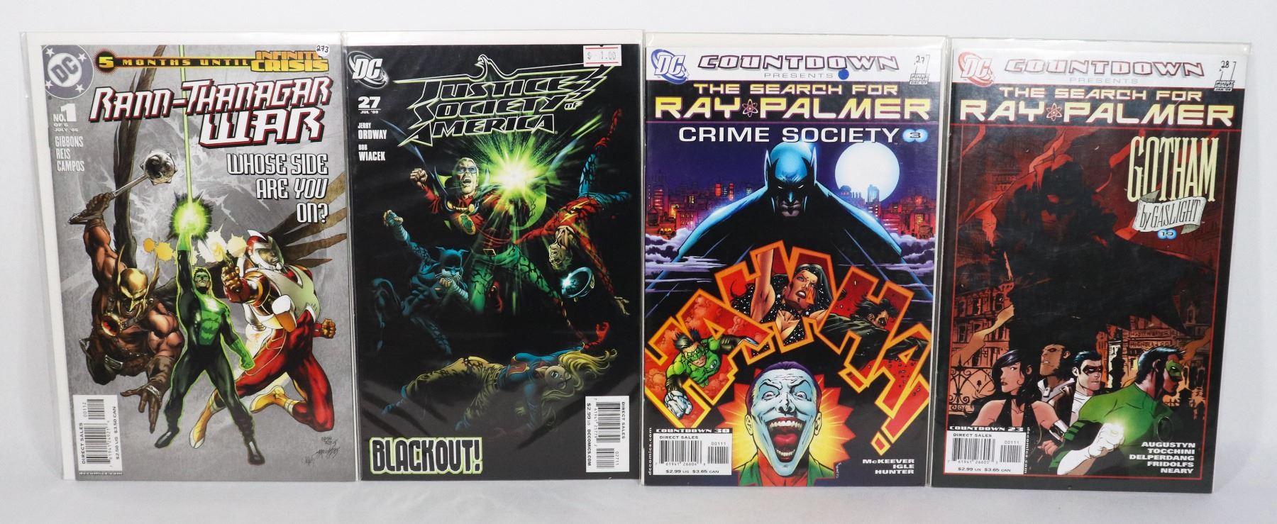 Dc Rann LOT OF 4 ASSORTED DC COMICS RANN THANAGAR WAR #1