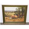Image 1 : VINTAGE FRAMED HAYWAGEN PICTURE