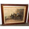 Image 1 : VINTAGE FRAMED FOX HUNT PICTURE