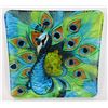 Image 1 : VINTAGE PEACOCK CAKE PLATE