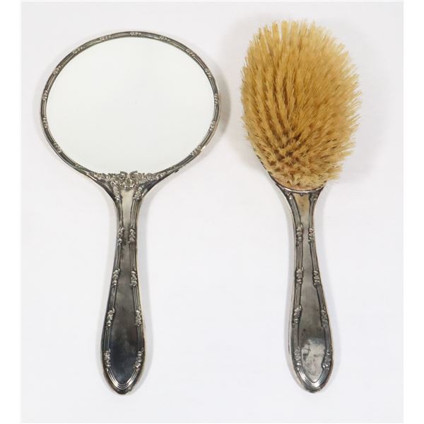 SILVER VANITY SET