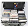Image 1 : GRAY CASE OF 72 CASSETTE TAPES INCLUDING HEART,