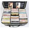Image 2 : GRAY CASE OF 72 CASSETTE TAPES INCLUDING HEART,