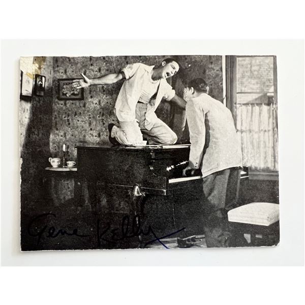 Gene Kelly signed photo