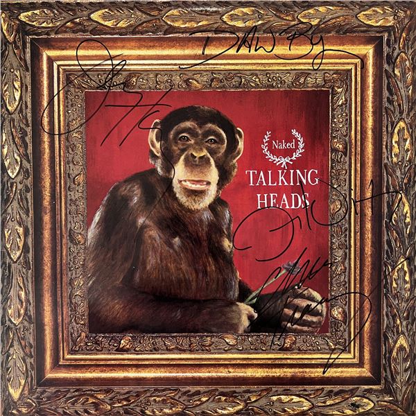 Talking Heads signed "Naked" album