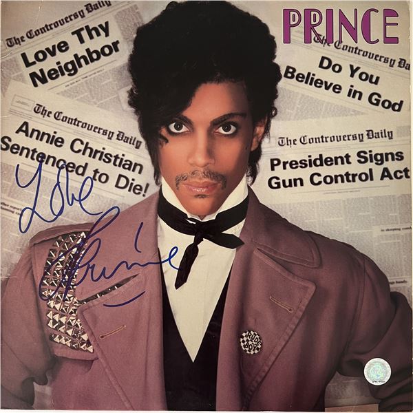 Prince and the Revolution signed "Controversy" album