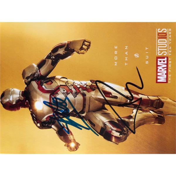 Stan Lee and Robert Downey Jr. signed Marvel Studios
