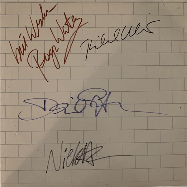 Pink Floyd signed record The Wall