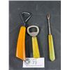 Image 1 : 3 Pcs Mid Century Barware with Bakelite Handles