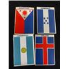 Image 2 : 75 1950's Tobacco Silk Flags of the World