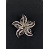 Image 2 : Vintage Hand Crafted Silver Filigree Flower Brooch