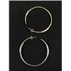 Image 2 : 4 Pairs of 925 Sterling Silver Hoop in Earrings in Different Sizes