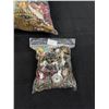 Image 2 : Large Bag & 2 Small Bags with Lot of Jewelry Watches, Beads, Jewelry Patts etc