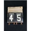 Image 2 : 3 1940's/50's Vancouver Twin Coach Bus Number Turnstile