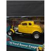 Image 2 : American Graffiti 32 Ford Deuce Coupe Die Cast Car by ERTL/American Muscle 1:18 Scale Good Condition