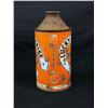 Image 2 : Vintage Orange Lucky Strike Cone Top Soda Can. Vancouver BC