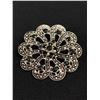 Image 2 : 2 1950's Circular Rhinestone Brooches