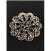 Image 2 : 2 1950's Circular Rhinestone Brooches