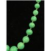 Image 2 : 1920's Green Stone Bead Necklace