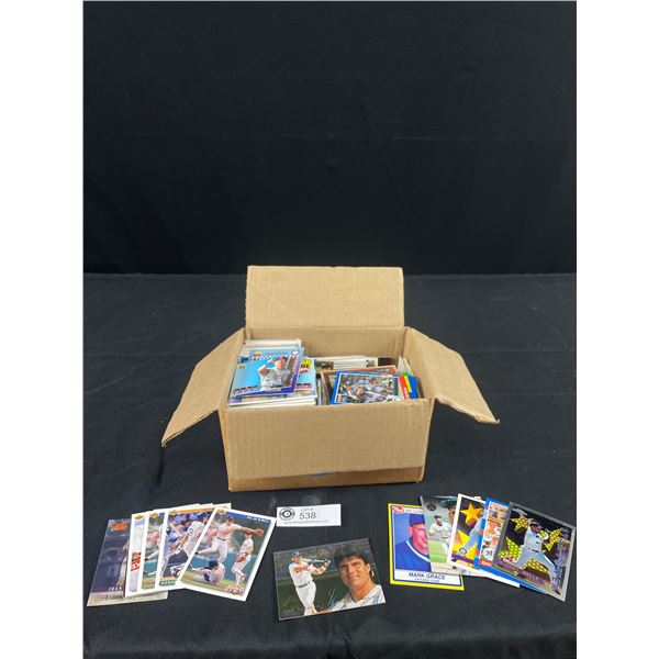 Misc Box Of Baseball Collector Cards