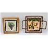 Image 1 : 2 Ceramic Pottery Tiles
