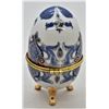 Image 3 : Footed Porcelain Egg Trinket Box