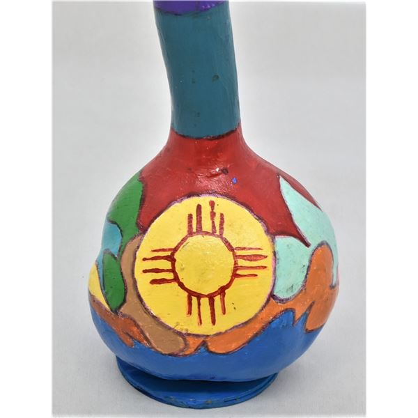Hand Etched and Painted Gourd Art by Navor Madrid