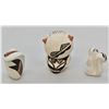 Image 2 : 3 Isleta Hand Painted Ceramic Pottery Animals