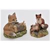 Image 1 : 2 Fine Porcelain Fox Figurines