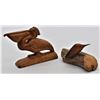 Image 2 : 2 Signed Hand Carved Wood Birds