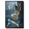Image 1 : The Old Guitarist, c.1903 Framed Canvas Print
