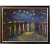 Image 1 : Starry Night over the Rhone, c.1888 Framed Canvas Print