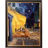 Image 1 : The Café Terrace on the Place du Forum, Arles, at Night, c.1888 Framed Canvas Print