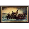 Image 1 : Washington Crossing the Delaware, c.1851 Framed Canvas Print