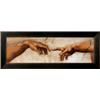 Image 1 : The Creation of Adam, c.1510 (detail) Framed Canvas Print