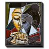Image 1 : Tete d'une Femme Lisant Framed Canvas Print