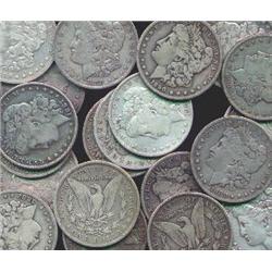 Nice Selection of Morgan Silver Silver Dollars- 33