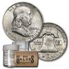 Image 1 : Roll of Franklin Halves 90%