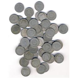 Lot of 25 V - or Liberty Nickels